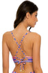 Luli Fama Playtime CROSS BACK BUSTIER TOP